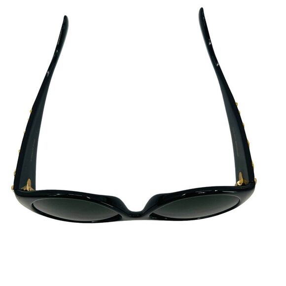 Vintage 90’s Rochas Paris Black Gold Statement Sunglasses Mod 901901 Made France main image 7